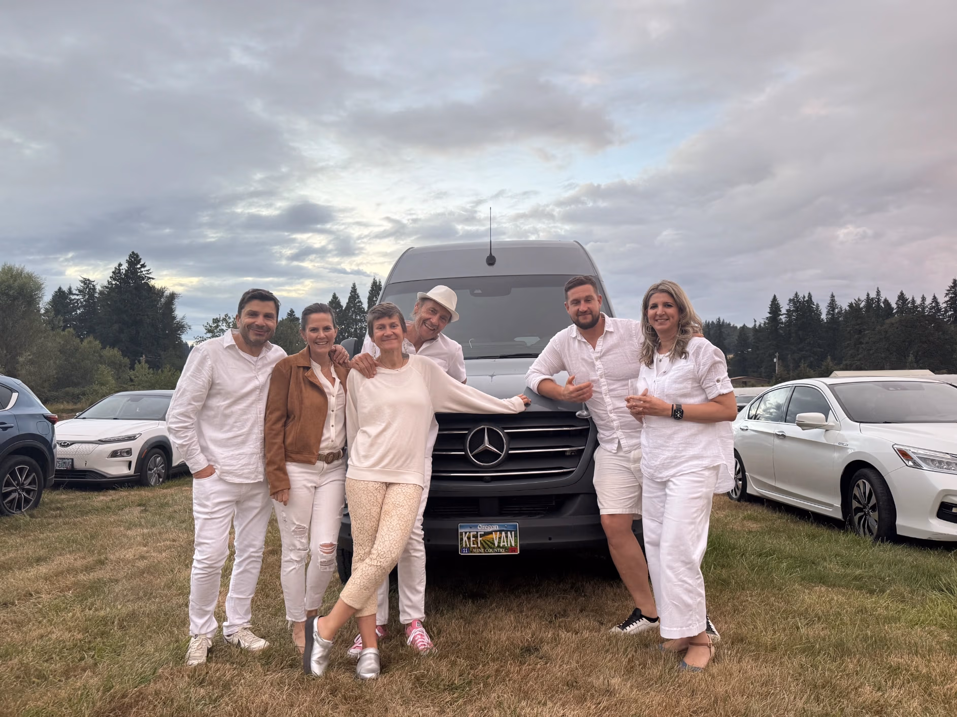 KEF Van Oregon wine tour