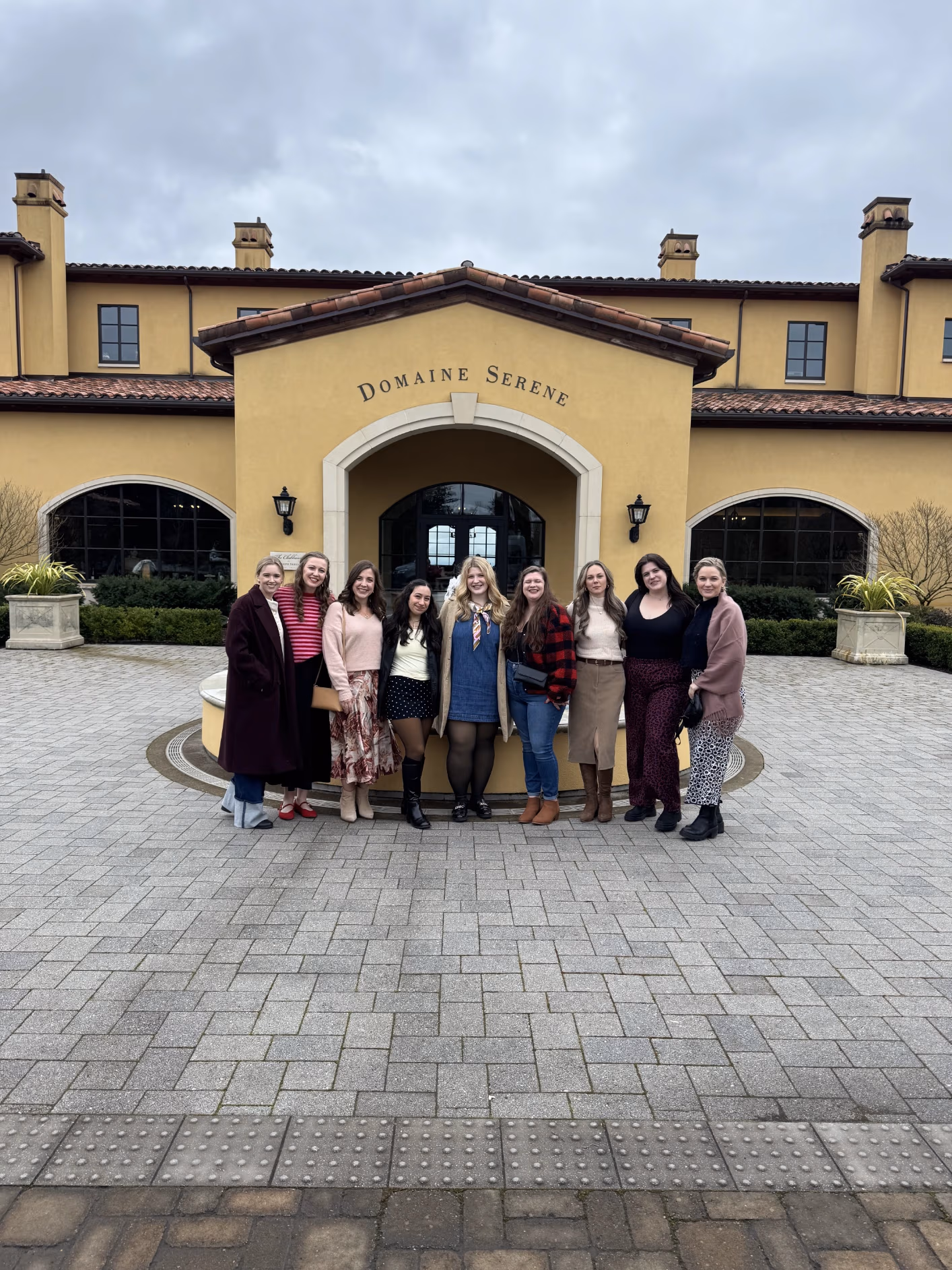 KEF Van guests at winery