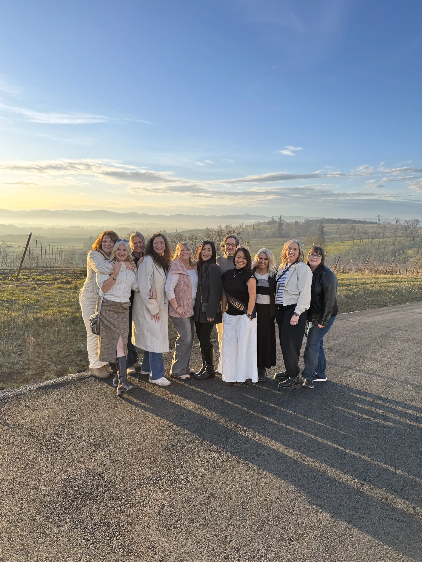 Scenic vineyard KEF Van