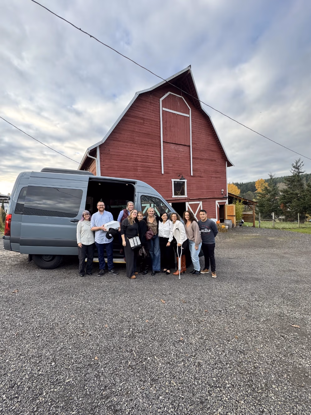 KEF Van wine tasting trip