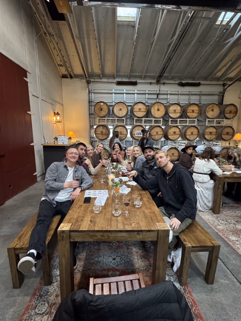 KEF Van Oregon wine tour group